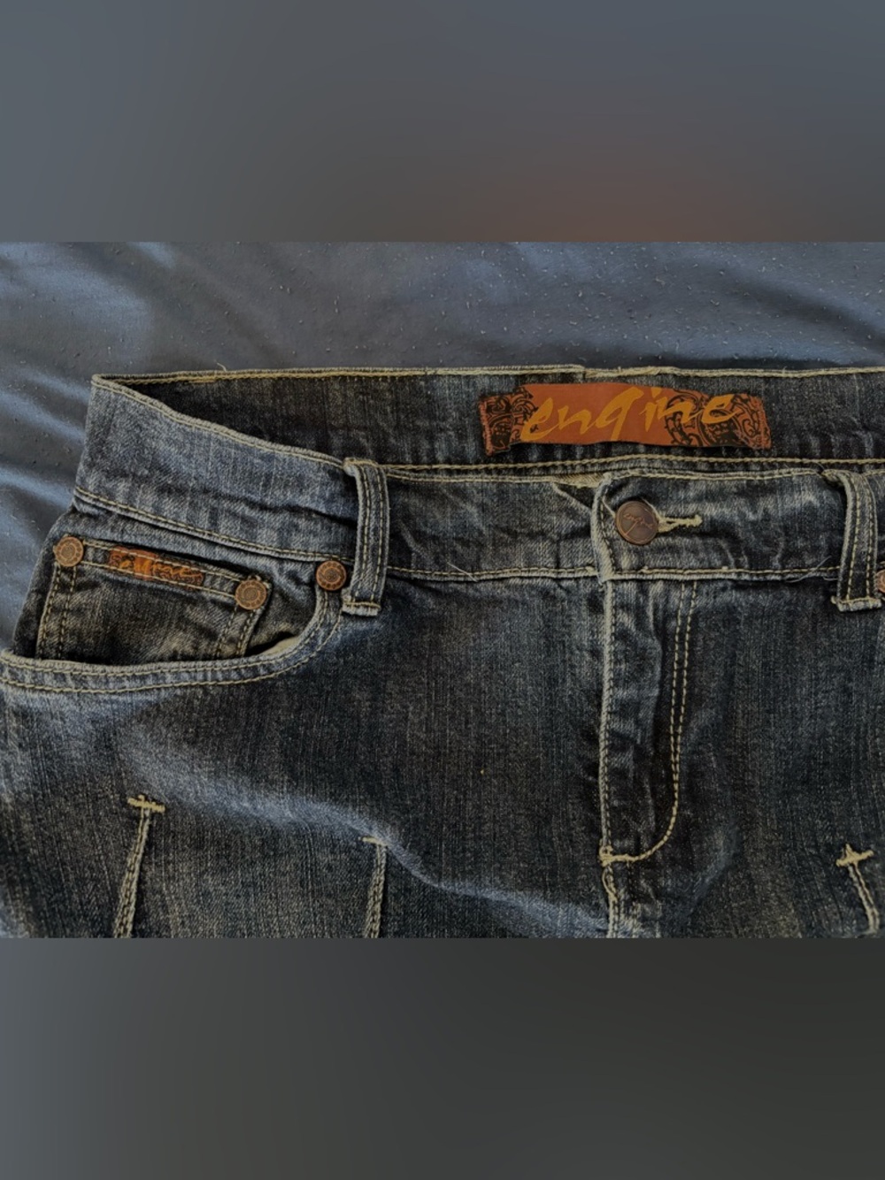 Vintage denim skirt